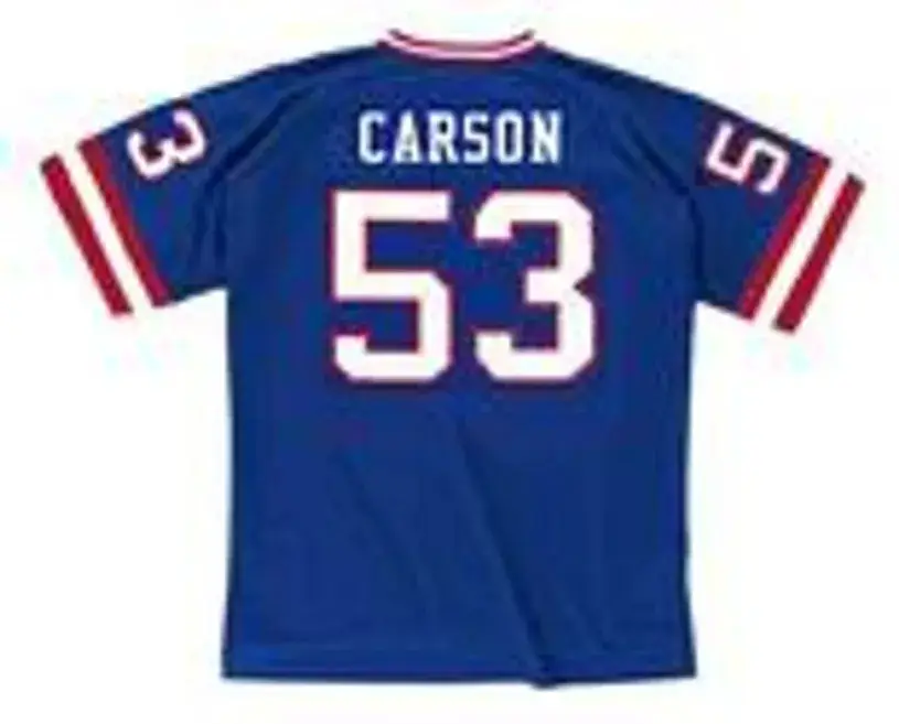 HARRY CARSON New York Giants 1988 Throwback Home NFL Football Jersey 