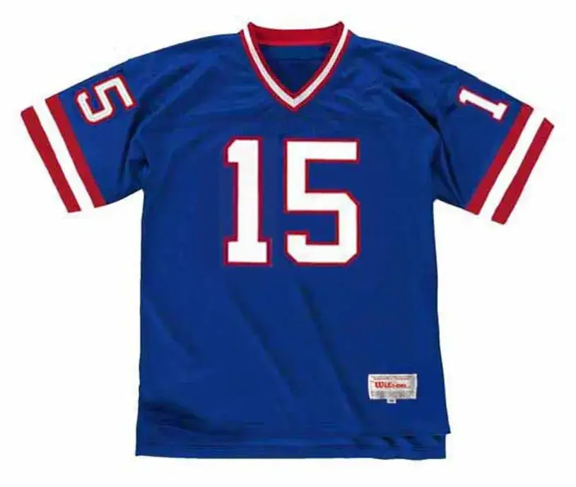JEFF HOSTETLER New York Giants 1988 Throwback Home NFL Football Jersey