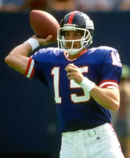 JEFF HOSTETLER New York Giants 1988 Throwback Home NFL Football Jersey 