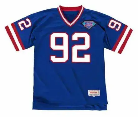 MICHAEL STRAHAN New York Giants 1994 Throwback Home NFL Football Jersey