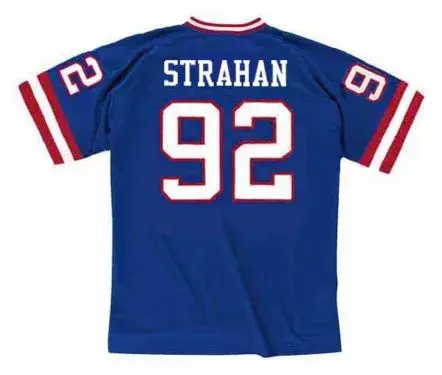 MICHAEL STRAHAN New York Giants 1994 Throwback Home NFL Football Jersey 
