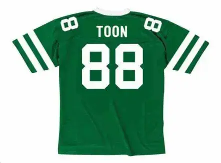 AL TOON New York Jets 1986 Throwback Home NFL Football Jersey 