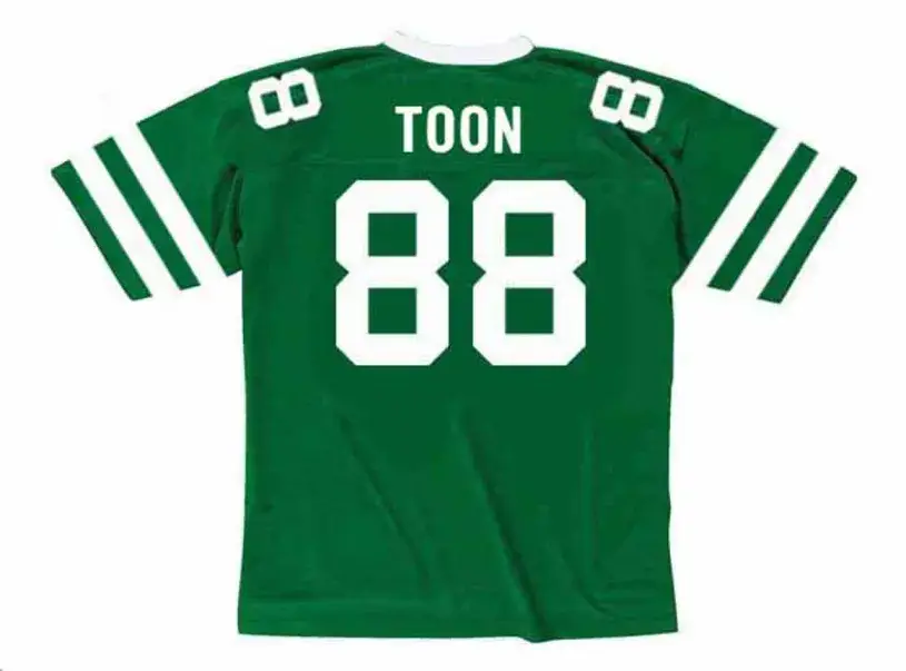 AL TOON New York Jets 1986 Throwback Home NFL Football Jersey 