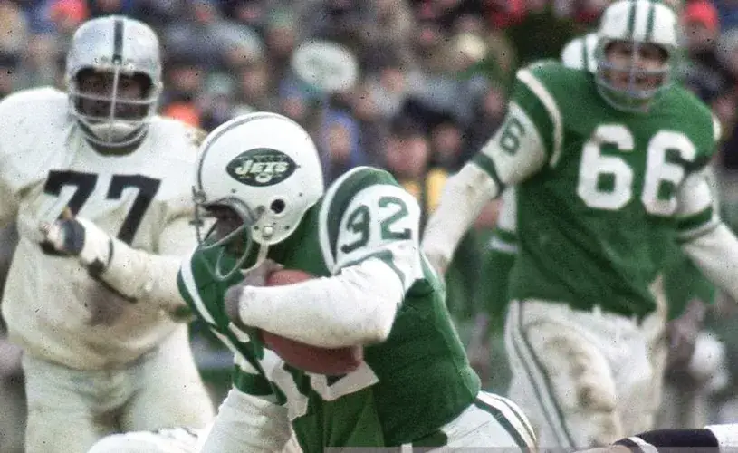 EMERSON BOOZER New York Jets 1970’s Throwback NFL Football Jersey 