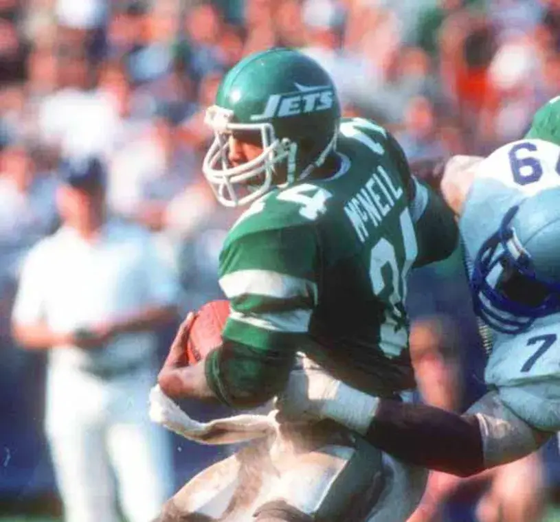 FREEMAN McNEIL New York Jets 1984 Throwback Home NFL Football Jersey 