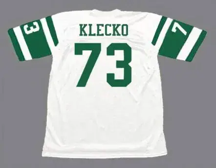 JOE KLECKO New York Jets 1977 Away Throwback NFL Football Jersey 