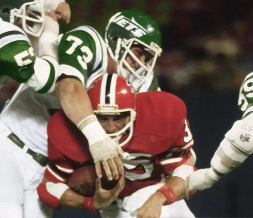 JOE KLECKO New York Jets 1977 Home Throwback NFL Football Jersey 