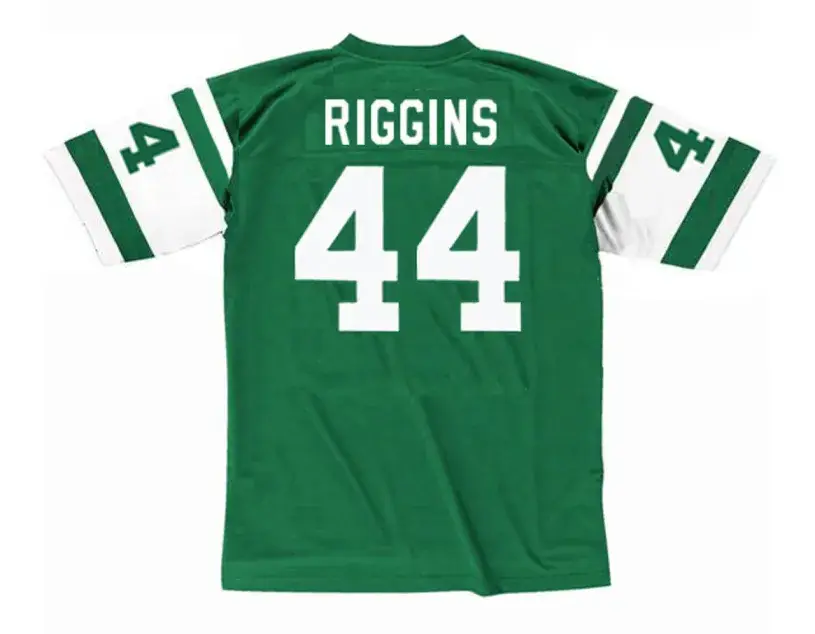 JOHN RIGGINS New York Jets 1975 Throwback NFL Football Jersey 