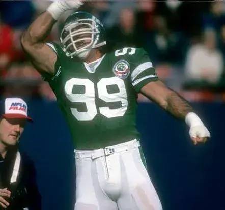 MARK GASTINEAU New York Jets 1984 Throwback Home NFL Football Jersey 