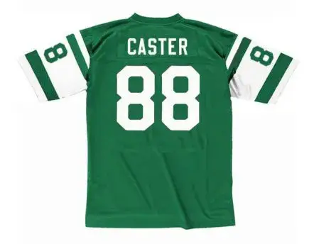 RICH CASTER New York Jets 1970’s Throwback NFL Football Jersey 