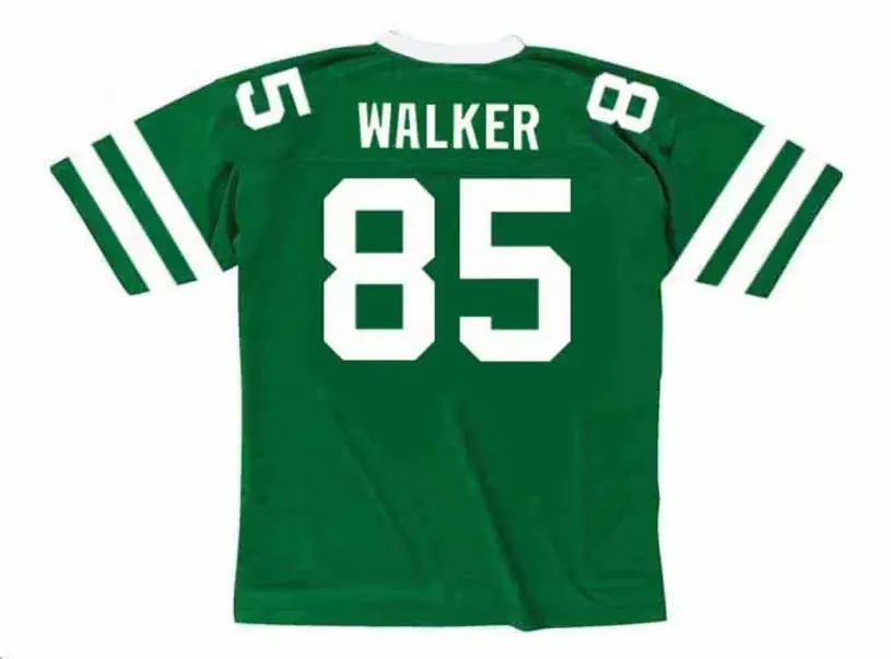 WESLEY WALKER New York Jets 1984 Throwback Home NFL Football Jersey 