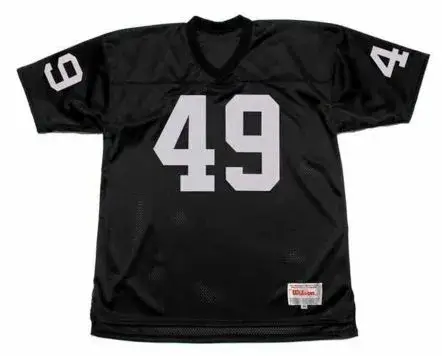 CARL WEATHERS Oakland Raiders 1970’s Throwback Home NFL Football Jersey