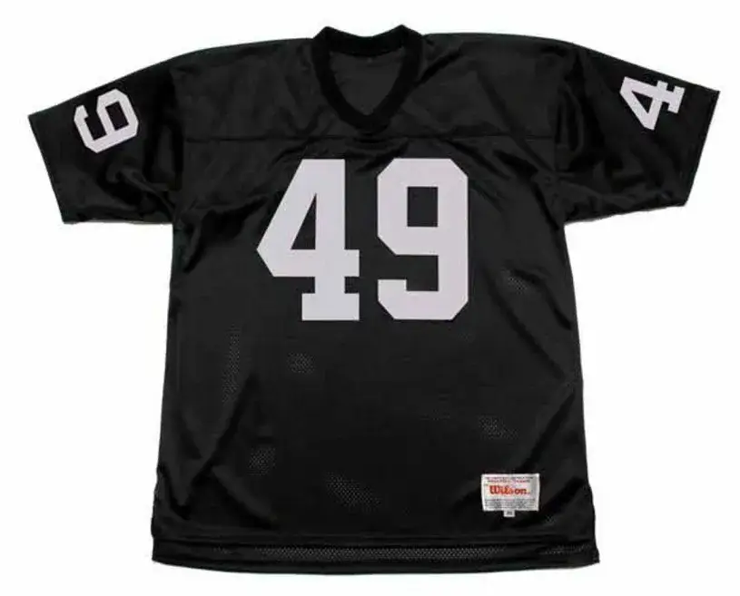CARL WEATHERS Oakland Raiders 1970’s Throwback Home NFL Football Jersey