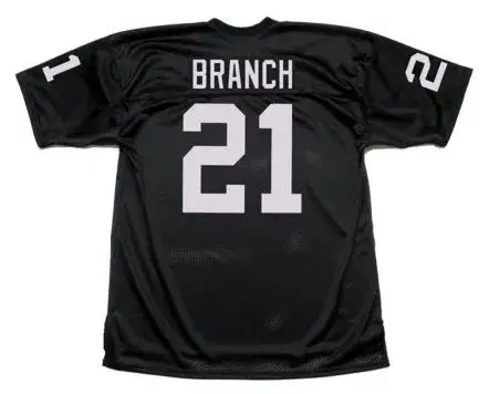 CLIFF BRANCH Oakland Raiders 1976 Home Throwback NFL Football Jersey 