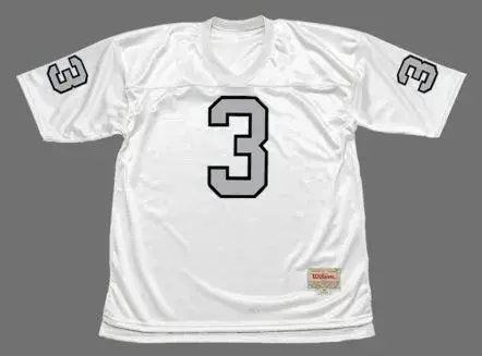 DARYLE LAMONICA Oakland Raiders 1970 Away Throwback NFL Football Jersey