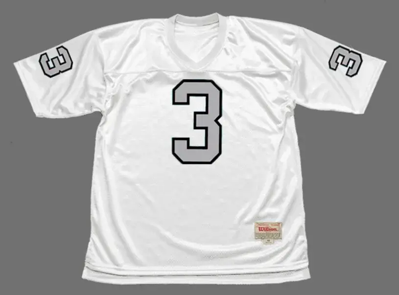 DARYLE LAMONICA Oakland Raiders 1970 Away Throwback NFL Football Jersey