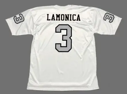 DARYLE LAMONICA Oakland Raiders 1970 Away Throwback NFL Football Jersey 
