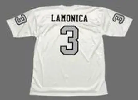 DARYLE LAMONICA Oakland Raiders 1970 Away Throwback NFL Football Jersey 