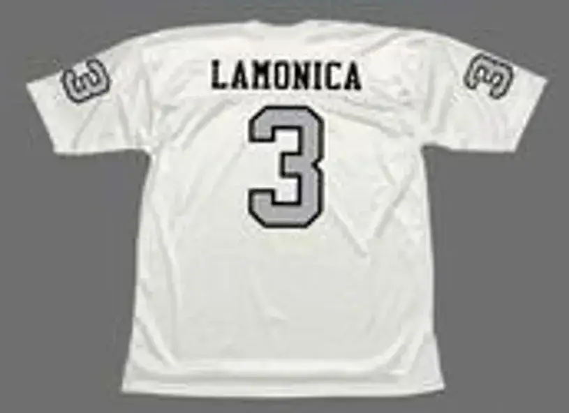 DARYLE LAMONICA Oakland Raiders 1970 Away Throwback NFL Football Jersey 