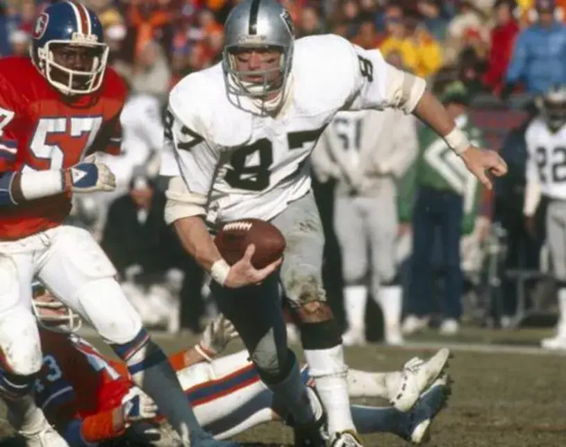 DAVE CASPER Oakland Raiders 1976 Away Throwback NFL Football Jersey 