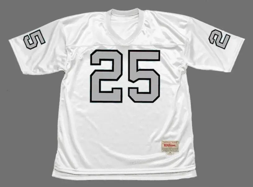 FRED BILETNIKOFF Oakland Raiders 1970 Away Throwback NFL Football Jersey