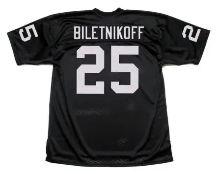 FRED BILETNIKOFF Oakland Raiders 1976 Throwback Home NFL Football Jersey 