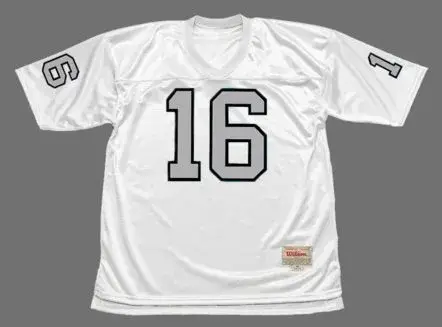 GEORGE BLANDA Oakland Raiders 1970 Away Throwback NFL Football Jersey
