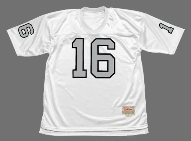 GEORGE BLANDA Oakland Raiders 1970 Away Throwback NFL Football Jersey