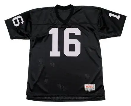GEORGE BLANDA Oakland Raiders 1970 Throwback Home NFL Football Jersey