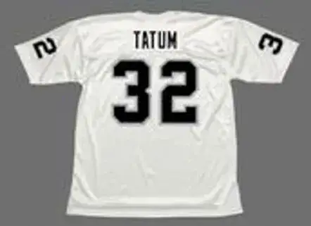 JACK TATUM Oakland Raiders 1976 Away Throwback NFL Football Jersey 