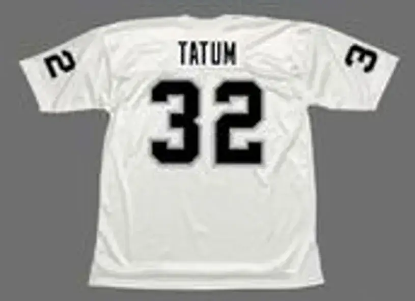 JACK TATUM Oakland Raiders 1976 Away Throwback NFL Football Jersey 
