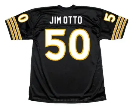 JIM OTTO Oakland Raiders 1960 Throwback Home Football Jersey 