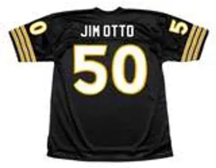 JIM OTTO Oakland Raiders 1960 Throwback Home Football Jersey 