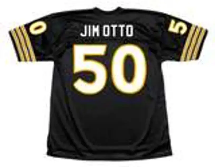 JIM OTTO Oakland Raiders 1960 Throwback Home Football Jersey 