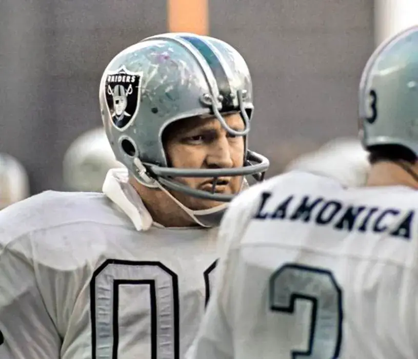 JIM OTTO Oakland Raiders 1970 Away Throwback NFL Football Jersey 