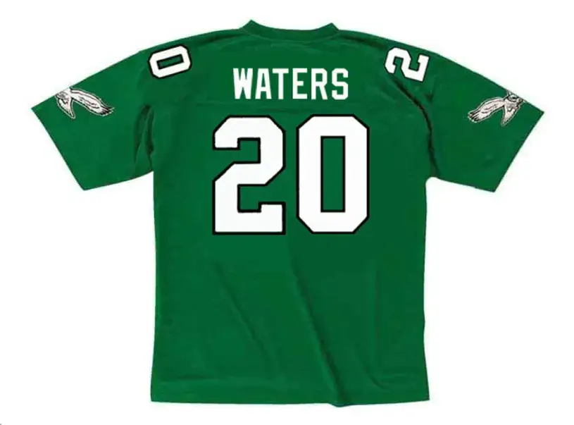 ANDRE WATERS Philadelphia Eagles 1990 Home Throwback NFL Football Jersey 