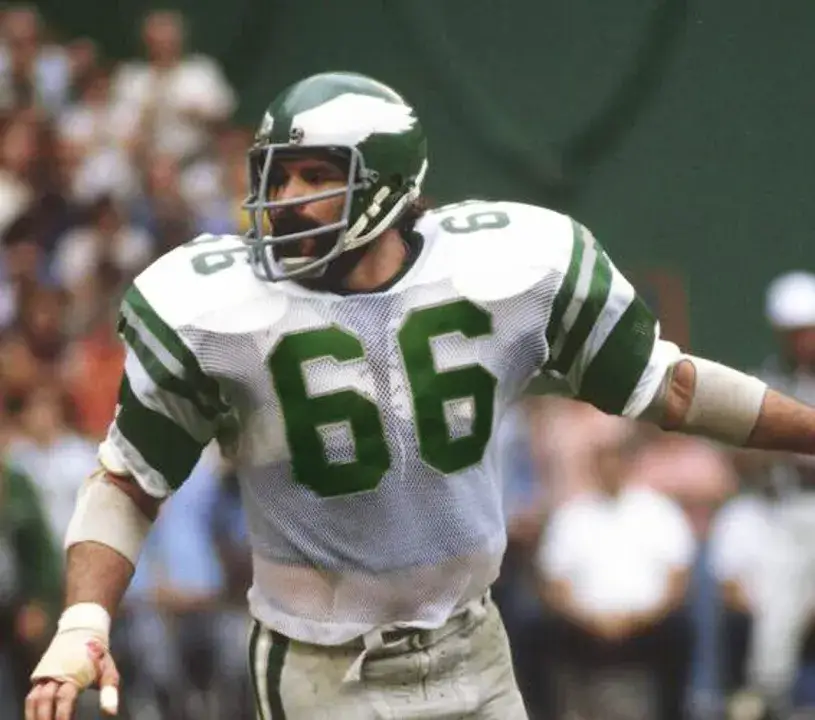 BILL BERGEY Philadelphia Eagles 1978 Away Throwback NFL Football Jersey 