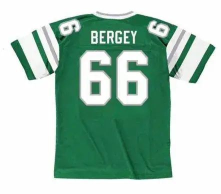 BILL BERGEY Philadelphia Eagles 1978 Home Throwback NFL Football Jersey 