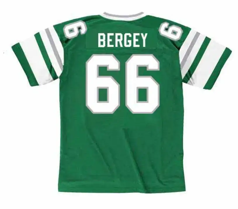 BILL BERGEY Philadelphia Eagles 1978 Home Throwback NFL Football Jersey 