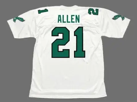 ERIC ALLEN Philadelphia Eagles 1994 Away Throwback NFL Football Jersey 