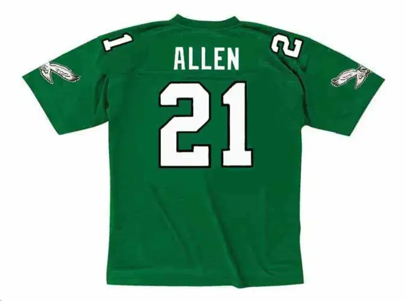 ERIC ALLEN Philadelphia Eagles 1994 Home Throwback NFL Football Jersey 