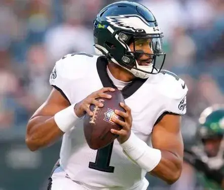 JALEN HURTS  Philadelphia Eagles 1980’s Away Throwback NFL Football Jersey 