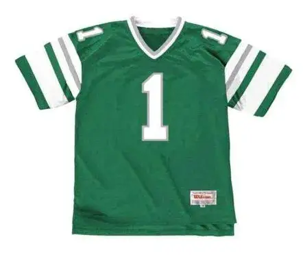 JALEN HURTS  Philadelphia Eagles 1980’s Home Throwback NFL Football Jersey
