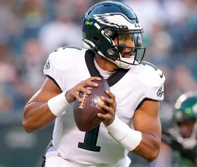 JALEN HURTS  Philadelphia Eagles 1990’s Away Throwback NFL Football Jersey 