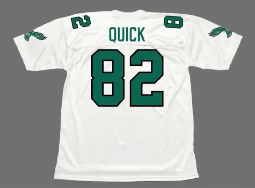 MIKE QUICK Philadelphia Eagles 1987 Throwback NFL Football Jersey 