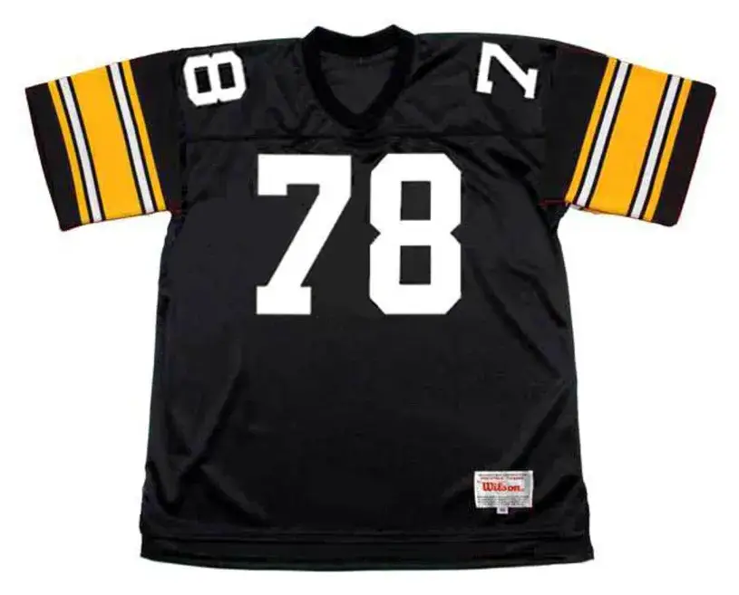 DWIGHT WHITE Pittsburgh Steelers 1979 Home NFL Football Throwback Jersey