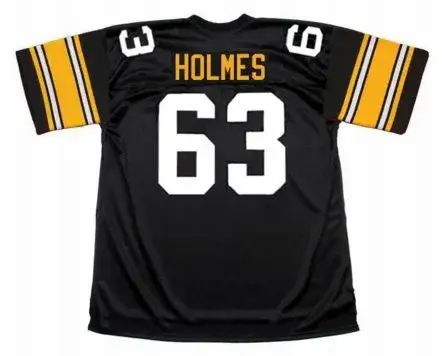 ERNIE HOLMES Pittsburgh Steelers 1974 NFL Football Throwback Jersey 