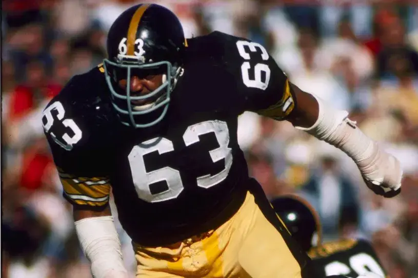 ERNIE HOLMES Pittsburgh Steelers 1974 NFL Football Throwback Jersey 