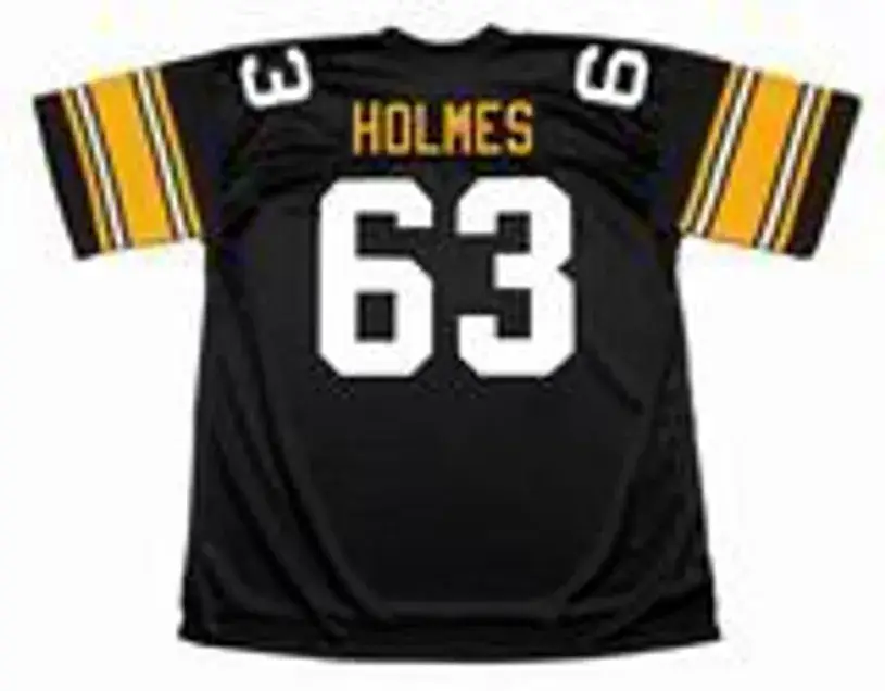 ERNIE HOLMES Pittsburgh Steelers 1974 NFL Football Throwback Jersey 