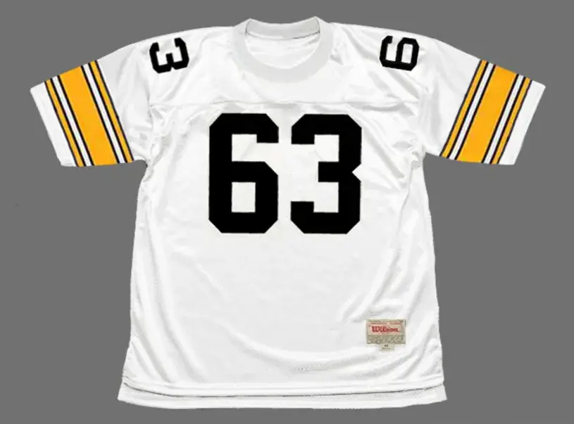 ERNIE HOLMES Pittsburgh Steelers 1975 Away NFL Football Throwback Jersey